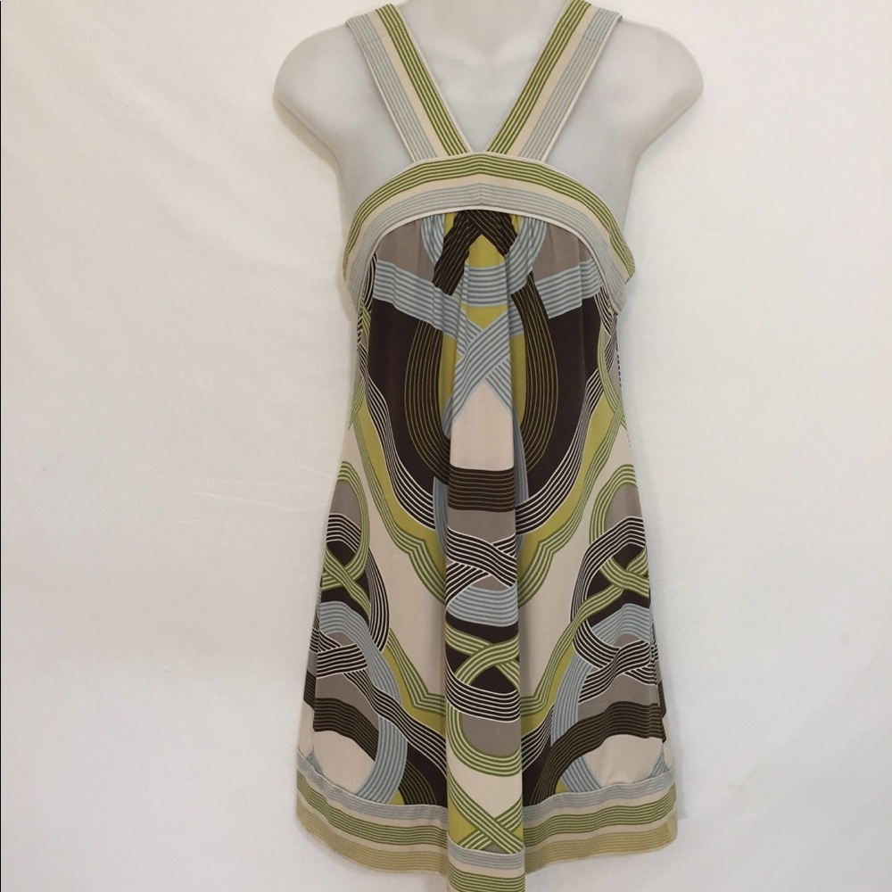 BCBG Maxazaria tribal print dress.